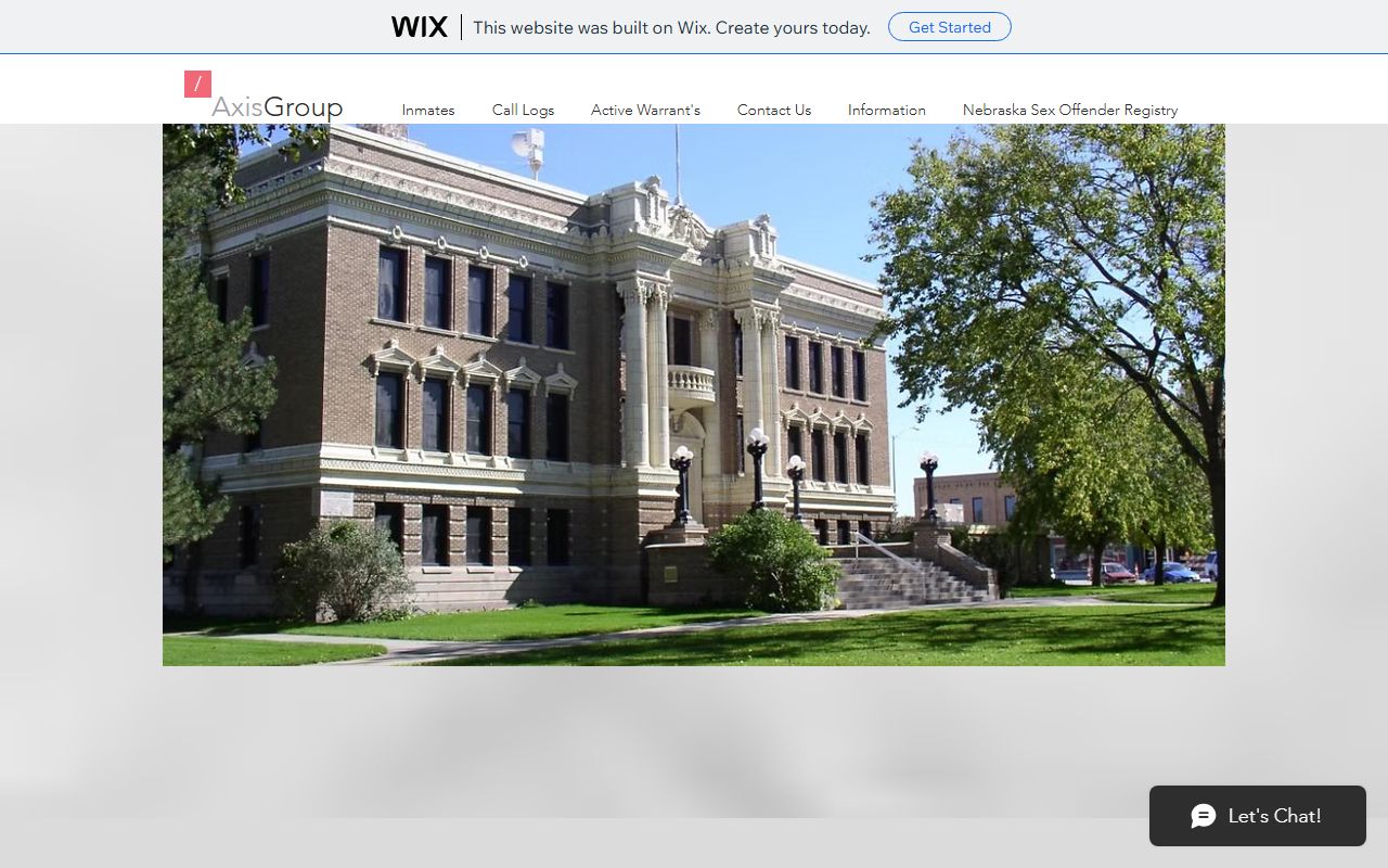 Wheeler County inmate population Valley County Jail listing source